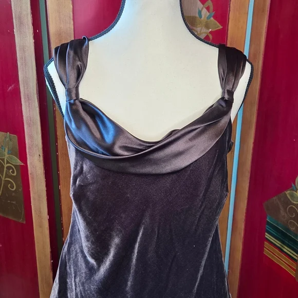 ANN TAYLOR Satin Cowl Neck Blouse - Rich Brown| Size 8 (NWT) - Picture 2 of 13